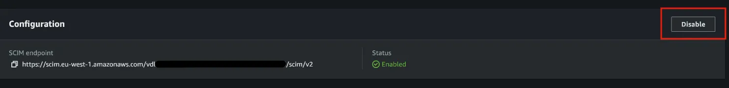 Disable Automatic Provisioning - Step 2